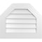 Ekena Millwork Octagonal Top Surface Mount PVC Gable Vent w/ 3-1/2"W x 1"P Standard Frame, 26"W x 22"H GVPOT26X2201SN - alternate 1
